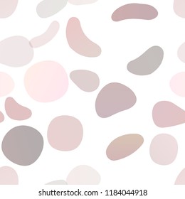 Light Red vector seamless cover with circles. Illustration with set of shining colorful abstract circles. Trendy design for wallpaper, fabric makers.