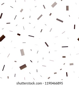 Light Red vector seamless cover in polygonal style. Glitter abstract illustration with rectangular shapes. Best design for your ad, poster, banner.