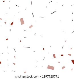 Light Red vector seamless cover in polygonal style. Glitter abstract illustration with rectangular shapes. Pattern for commercials.
