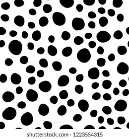 Light Red vector seamless cover with circles. Modern abstract illustration with colorful water drops. Pattern for design of fabric, wallpapers.