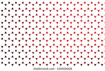 Light Red vector seamless cover in polygonal style. Beautiful illustration with triangles in nature style. Pattern for design of window blinds, curtains.