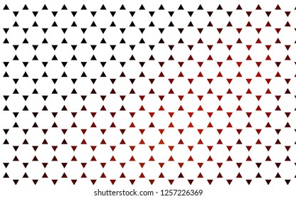 Light Red vector seamless cover in polygonal style. Decorative design in abstract style with triangles. Trendy design for wallpaper, fabric makers.