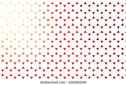 Light Red vector seamless cover in polygonal style. Decorative design in abstract style with triangles. Trendy design for wallpaper, fabric makers.