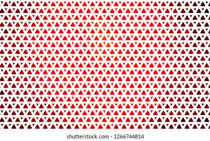 Light Red vector seamless cover in polygonal style. Beautiful illustration with triangles in nature style. Trendy design for wallpaper, fabric makers.
