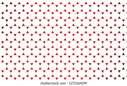 Light Red vector seamless cover in polygonal style. Illustration with set of colorful triangles. Pattern for design of window blinds, curtains.