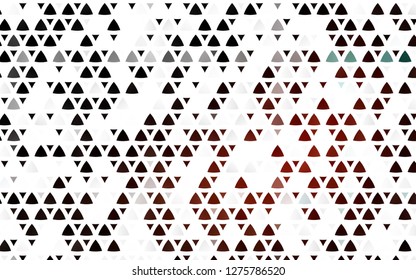 Light Red vector seamless cover in polygonal style. Illustration with set of colorful triangles. Pattern for design of window blinds, curtains.