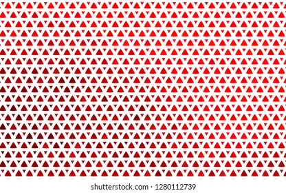 Light Red vector seamless cover in polygonal style. Glitter abstract illustration with triangular shapes. Trendy design for wallpaper, fabric makers.