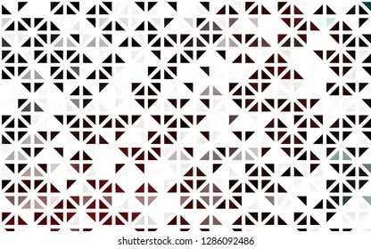 Light Red vector seamless cover in polygonal style. Abstract gradient illustration with triangles. Pattern for trendy fabric, wallpapers.