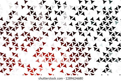 Light Red vector seamless cover in polygonal style. Beautiful illustration with triangles in nature style. Pattern for design of fabric, wallpapers.