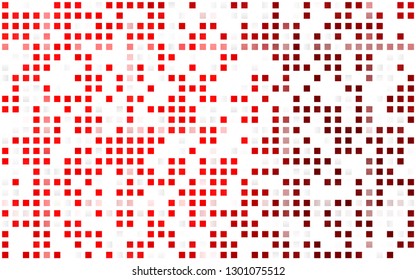 Light Red vector seamless cover in polygonal style. Rectangles on abstract background with colorful gradient. Pattern for trendy fabric, wallpapers.
