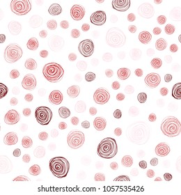Light Red vector seamless doodle blurred background. Decorative illustration with doodles on abstract template. Template for backgrounds of cell phones.