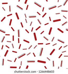 Light Red vector seamless, isometric background with stright stripes. Blurred decorative design in simple style with lines. Design for wallpaper, fabric makers.