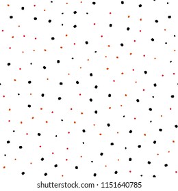 Light Red vector seamless layout with circle shapes. Abstract illustration with colored bubbles in nature style. Trendy design for wallpaper, fabric makers.