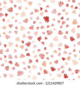 Light Red vector seamless layout with flat lines. Lines on blurred abstract background with gradient. Pattern for your busines websites.