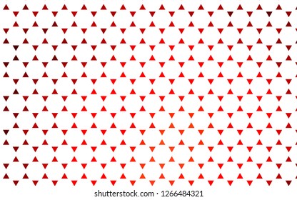 Light Red vector seamless layout with lines, triangles. Decorative design in abstract style with triangles. Pattern for trendy fabric, wallpapers.