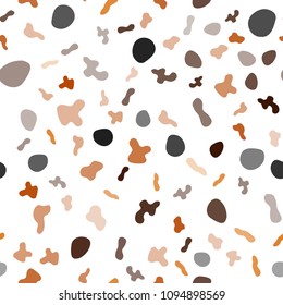 Light Red vector seamless pattern with curved circles. A completely new color illustration in marble style. A new texture for your  ad, booklets, leaflets.