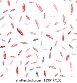 Light Red vector seamless pattern with spheres. Modern abstract illustration with colorful water drops. Beautiful design for your business advert.