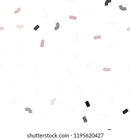 Light Red vector seamless pattern with bubble shapes. Geometric illustration in marble style with gradient.  A completely new memphis design for your business.