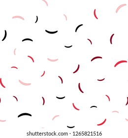 Light Red vector seamless pattern with wry lines. Brand new colorful illustration in simple style. The best colorful design for your business.