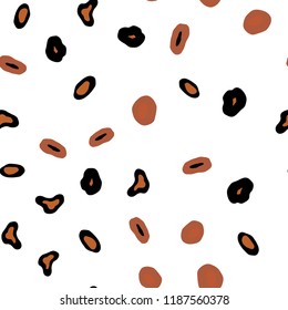 Light Red vector seamless template with circles. Illustration with set of shining colorful abstract circles. Pattern for design of window blinds, curtains.