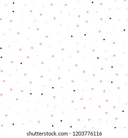 Light Red vector seamless template with circles. Modern abstract illustration with colorful water drops. Trendy design for wallpaper, fabric makers.