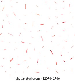 Light Red vector seamless template with repeated sticks. Blurred decorative design in simple style with lines. Best design for your ad, poster, banner.
