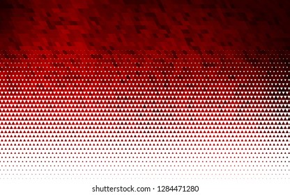 Light Red vector seamless template with crystals, triangles. Abstract gradient illustration with triangles. Design for textile, fabric, wallpapers.