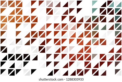 Light Red vector seamless template with crystals, triangles. Beautiful illustration with triangles in nature style. Design for textile, fabric, wallpapers.