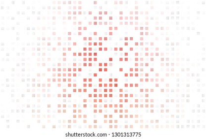 Light Red vector seamless template with crystals, rectangles. Rectangles on abstract background with colorful gradient. Design for textile, fabric, wallpapers.