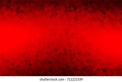 Light Red vector shining cranked template. Colorful abstract illustration with gradient crooked lines. The completely new template can be used for your brand book.