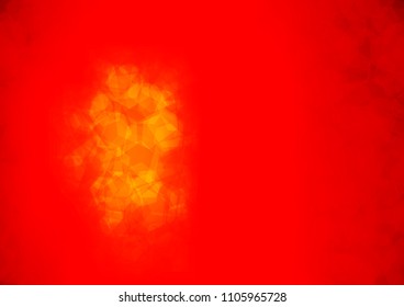 Light Red vector shining hexagonal background. Colorful abstract illustration with gradient. A new texture for your design.