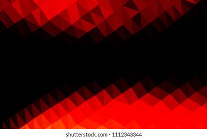 Light Red vector shining hexagonal background. Brand new colored illustration in blurry style with gradient. Brand new style for your business design.