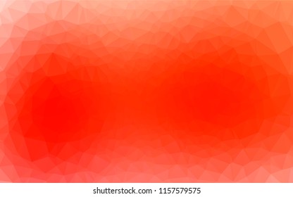 Light Red vector shining hexagonal pattern. Colorful abstract illustration with gradient. A new texture for your design.