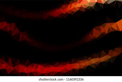 Light Red vector shining hexagonal template. Glitter abstract illustration with an elegant design. Brand new design for your business.