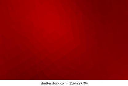 Light Red vector shining hexagonal pattern. Brand new colored illustration in blurry style with gradient. A completely new template for your business design.