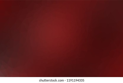 Light Red vector shining hexagonal template. Colorful illustration in abstract style with gradient. The template can be used as a background for cell phones.