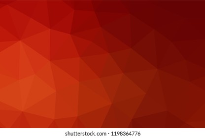 Light Red vector shining hexagonal background. Glitter abstract illustration with an elegant design. A completely new design for your business.