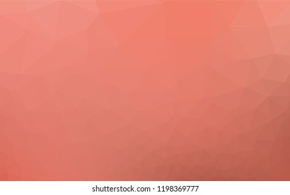 Light Red vector shining hexagonal background. Brand new colored illustration in blurry style with gradient. The completely new template can be used for your brand book.