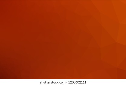 Light Red vector shining hexagonal template. Creative geometric illustration in Origami style with gradient. The best triangular design for your business.