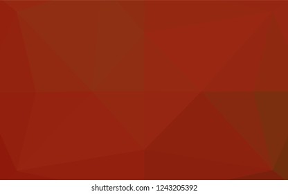 Light Red vector shining hexagonal template. Glitter abstract illustration with an elegant design. A completely new template for your business design.