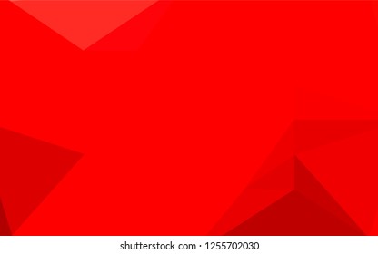 Light Red vector shining hexagonal pattern. Colorful abstract illustration with gradient. The elegant pattern can be used as part of a brand book.