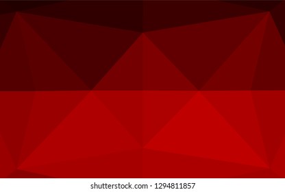 Light Red vector shining hexagonal pattern. Colorful illustration in abstract style with gradient. The elegant pattern can be used as part of a brand book.