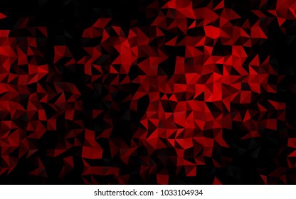 Light Red vector shining triangular background. A completely new color illustration in a vague style. The elegant pattern can be used as part of a brand book.