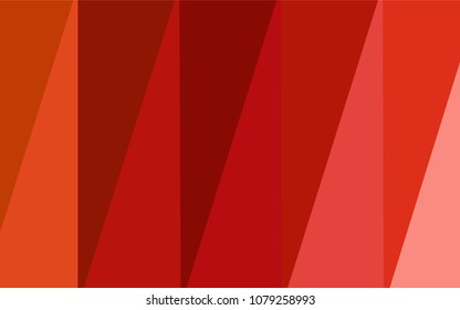 Light Red vector shining triangular backdrop. Colorful abstract illustration with gradient. A completely new template for your business design.