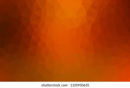 Light Red vector shining triangular backdrop. Colorful illustration in polygonal style with gradient. Pattern for a brand book's backdrop.