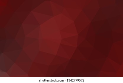 Light Red vector shining triangular template. Colorful illustration in abstract style with gradient. Completely new design for your business.
