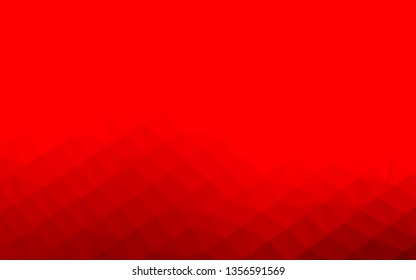 Light Red vector shining triangular background. An elegant bright illustration with gradient. Textured pattern for background.