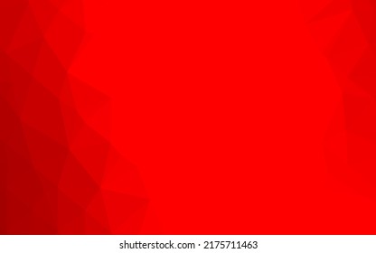 Light Red vector shining triangular template. Geometric illustration in Origami style with gradient. Completely new design for your business.