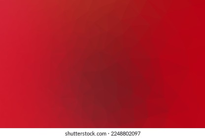 Light Red vector shining triangular template. A sample with polygonal shapes. Brand new design for your business.