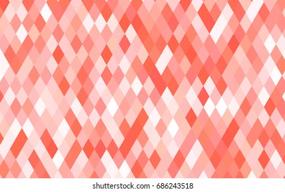 Light Red vector shining triangular background. Creative illustration in halftone style with gradient. The best triangular design for your business.